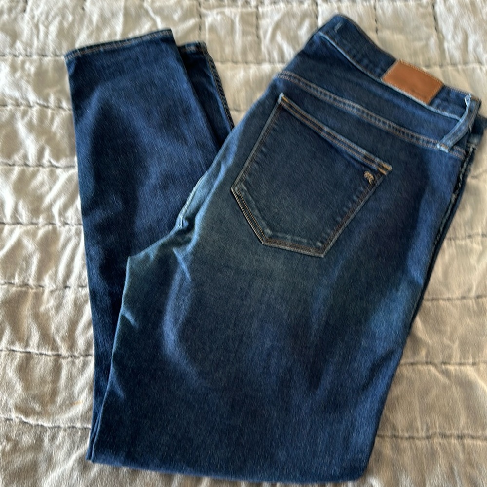 Madewell W34 high rise skinny